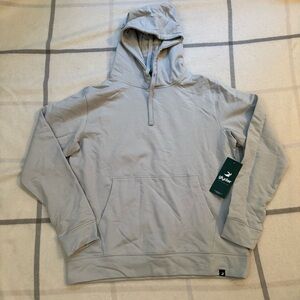 Glyder Light Gray Atlas Pullover Hoodie Sweatshirt Unisex Men’s Small